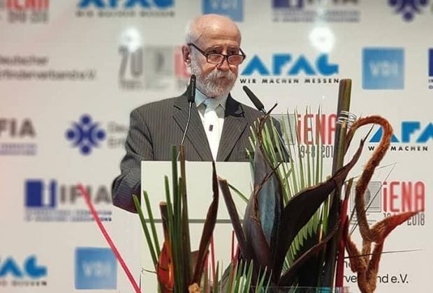 Mr. Husein Hujic, IFIA's Director delivers speech in iENA opening ceremony